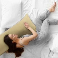 Best deal 🌟 1 Pc Body(20"x54") Microfiber Brushed Microfiber Pillow Cases Light Tan - PiccoCasa 🤩