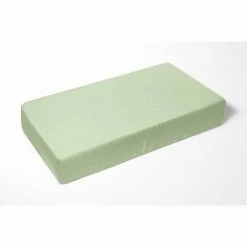 Promo ๐ Bacati - Solid Light Green 100 percent Cotton Universal Baby US Standard Crib or Toddler Bed Fitted Sheet ๐