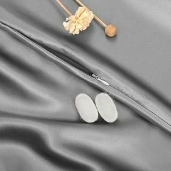 Wholesale 🎉 1 Pc 20x30inch Silk for Hair and Skin Pillow Case Silver Grey - PiccoCasa 🔔 -Sheets & Pillowcases Sales Shop unnamed file 2931