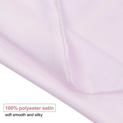 Promo π 2 Pcs 20"x30" Silky Satin Zippered Pillow Cases Lavender Gray - PiccoCasa π 3 Promo π 2 Pcs 20"x30" Silky Satin Zippered Pillow Cases Lavender Gray - PiccoCasa π - Image 3