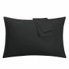 Best reviews of 🌟 2 Pcs Travel 1800 Series Soft Brushed Microfiber with Zipper Design Pillow Case Black - PiccoCasa 🎁