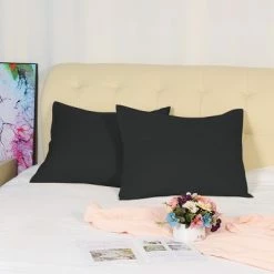 Best reviews of 🌟 2 Pcs Travel 1800 Series Soft Brushed Microfiber with Zipper Design Pillow Case Black - PiccoCasa 🎁 -Sheets & Pillowcases Sales Shop unnamed file 3039