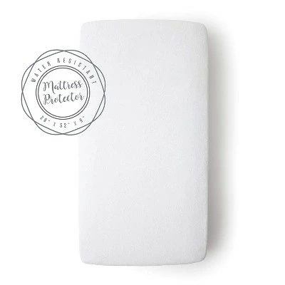 Promo π₯ JumpOff Jo Crib Mattress Protector - Terry Cotton and Waterproof Mattress Cover for Standard Sized Cribs - 28 x 52 Inches - White π₯ 2 Promo π₯ JumpOff Jo Crib Mattress Protector - Terry Cotton and Waterproof Mattress Cover for Standard Sized Cribs - 28 x 52 Inches - White π₯ - Image 2
