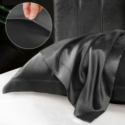 Best Pirce 🌟 2 Pcs Soft Luxury Silky Satin Envelope Closure Pillow Cases - PiccoCasa 🛒 -Sheets & Pillowcases Sales Shop unnamed file 3202