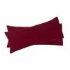Wholesale 🧨 2 Pcs 20"x54" 1800 Series Soft Brushed Microfiber Pillow Cover Wine - PiccoCasa ✨