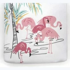 Deals 🎉 JumpOff Jo Fitted Crib Sheet - Cotton Crib Sheet for Standard Sized Crib Mattresses - Hypoallergenic and Breathable - 28 x 52 Inches - Flamingo Family 🧨 -Sheets & Pillowcases Sales Shop unnamed file 331