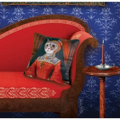 Top 10 β€οΈ Accoutrements Renaissance Kitty 18" X 18" Pillow Cover π 2 Top 10 β€οΈ Accoutrements Renaissance Kitty 18" X 18" Pillow Cover π - Image 2