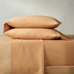 Cheap 💯 300 Thread Count Temperature Regulating Solid Sheet Set - Casaluna™ Moss Green ✔️