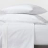 Hot Sale 😍 300 Thread Count Organic Cotton Solid Sheet Set - Threshold™ Cream 🤩