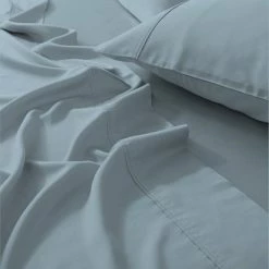 Best deal 💯 300 Thread Count Organic Cotton Brushed Percale Sheet Set - Purity Home Arctic White ❤️