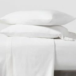 Top 10 ๐ Linen Blend Solid Sheet Set - Threshold Gray โญ