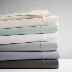 Hot Sale 👍 Beautyrest 600 Thread Count Cooling Cotton Blend Sheet Set Ivory 🎁 -Sheets & Pillowcases Sales Shop unnamed file 3473