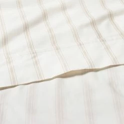 Best deal 🎁 Hearth & Hand With Magnolia Cotton Percale Tick Stripe Sheet Set - Hearth & Hand™ with Magnolia Railroad Gray 🔔