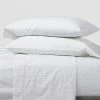 Best Sale ✨ 300 Thread Count Organic Cotton Printed Sheet Set - Threshold™ White/gray 🌟