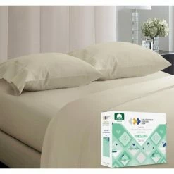 Best Pirce 👍 5-Star Luxury Sheet Set | 600 Thread Count 100% Cotton Sateen | Soft & Crisp Bed Sheets with Deep Pockets by California Design Den 👏 -Sheets & Pillowcases Sales Shop unnamed file 3507