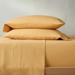Hot Sale ✔️ 100% Washed Hemp Solid Sheet Set - Casaluna™ Natural ✨