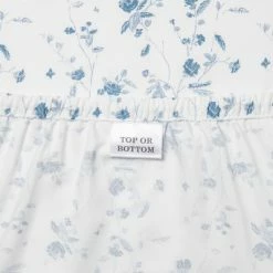 Budget ⭐ Twin/Twin XL 400 Thread Count Printed Pattern Performance Sheet Set Blue Floral - Threshold™ 💯 -Sheets & Pillowcases Sales Shop unnamed file 3531