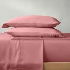 Promo 🎁 400 Thread Count Washed Lyocell Solid Sheet Set - Casaluna™ White 🛒