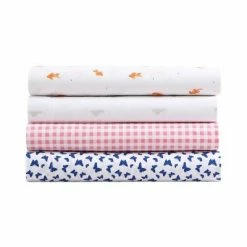 Outlet ✨ Printed Pattern Percale Cotton Sheet Set - Poppy & Fritz Pineapples 🎉 -Sheets & Pillowcases Sales Shop unnamed file 3538