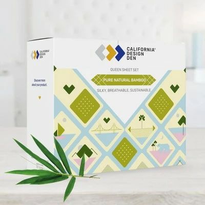 Promo ๐ Soft Silky Cooling Bed Sheets | Rayon from 100% Bamboo | Perfectly Fitting Sheet Set by California Design Den ๐งจ 7 Promo ๐ Soft Silky Cooling Bed Sheets | Rayon from 100% Bamboo | Perfectly Fitting Sheet Set by California Design Den ๐งจ - Image 7