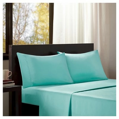 Best Sale ⭐ Intelligent Design Microfiber All Season Wrinkle-Free Sheet Set Teal 🛒 1 Best Sale ⭐ Intelligent Design Microfiber All Season Wrinkle-Free Sheet Set Teal 🛒