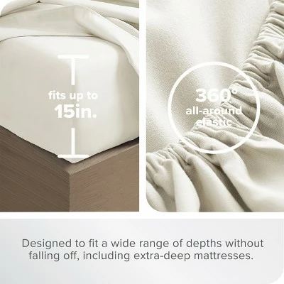 Discount 🔔 Hydro-Brushed Microfiber Sheet Set by Bare Home 🤩 2 Discount 🔔 Hydro-Brushed Microfiber Sheet Set by Bare Home 🤩 - Image 2