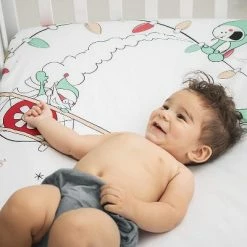 Brand new 🔔 JumpOff Jo Fitted Crib Sheet, Cotton Crib Sheet for Standard Sized Crib Mattresses, Hypoallergenic and Breathable, 28" x 52", Christmas Mischief 🛒 -Sheets & Pillowcases Sales Shop unnamed file 370