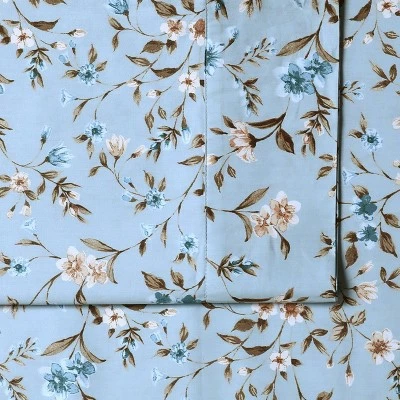 New π 300 Thread Count Organic Cotton Deep Pocket Printed Sheet Set - Azores Home Isabella Gray π― 2 New π 300 Thread Count Organic Cotton Deep Pocket Printed Sheet Set - Azores Home Isabella Gray π― - Image 2