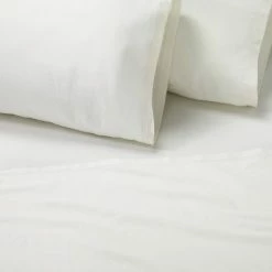 Hot Sale 👏 Hearth & Hand With Magnolia Linen Blend Sheet Set Sour Cream - Hearth & Hand™ with Magnolia ❤️ -Sheets & Pillowcases Sales Shop unnamed file 3733