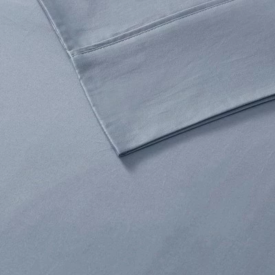 Discount π Madison Park 525 Thread Count Solid Cotton Blend Sheet Set Gray π 2 Discount π Madison Park 525 Thread Count Solid Cotton Blend Sheet Set Gray π - Image 2