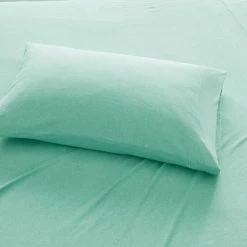 Budget 💯 Urban Habitat Heathered Cotton Jersey Knit Sheet Set Light Gray 😍 -Sheets & Pillowcases Sales Shop unnamed file 3760