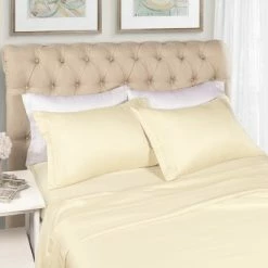 Deals ⭐ 1500-Thread Count Cotton Deep Pocket Sheet Set - Blue Nile Mills ⭐
