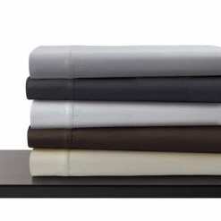 Best deal 😍 600 Thread Count Cotton 4pc Deep-Pocket Sheet Set - Tribeca Living Silver Gray ✨