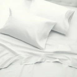 Best Pirce 🌟 800 Thread Count Sateen Cotton Sheet Set - Aireolux Ivory 💯