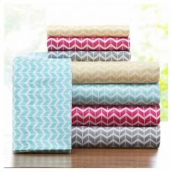 Discount ⭐ Intelligent Design Chevron Printed Microfiber Sheet Set Purple 😍 -Sheets & Pillowcases Sales Shop unnamed file 3941