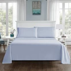 Cheapest ✔️ Solid Sheet Set with SILVADUR Antimicrobial Protection - Pur & Calm White ✨ -Sheets & Pillowcases Sales Shop unnamed file 4040