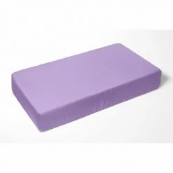 Cheap 🎉 Bacati - Solid Lilac 100 percent Cotton Universal Baby US Standard Crib or Toddler Bed Fitted Sheet 😍