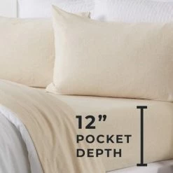 Brand new 🤩 Great Bay Home Flannel Jersey Knit Sheet Set 🎉 -Sheets & Pillowcases Sales Shop unnamed file 4053