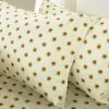Promo 🔥 The Lakeside Collection Lakeside Sunflower Bedding Sheet Set with Coordinating Pillow Cases - 4 Pieces 🔥