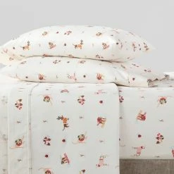 Discount 👏 400 Thread Count Holiday Pattern Performance Sheet Set - Threshold™ Holly 🔔