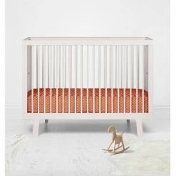 New ❤️ Bacati - Orange Arrows Gray 100 percent Cotton Universal Baby US Standard Crib or Toddler Bed Fitted Sheet ✔️ -Sheets & Pillowcases Sales Shop unnamed file 412