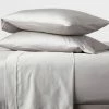 Wholesale ⭐ 400 Thread Count Fall Solid Performance Sheet Set Gray - Threshold™ ✔️