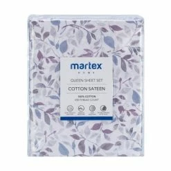 New 🤩 400 Thread Count Printed Pattern Sheet Set - Martex Teal Floral ✔️ -Sheets & Pillowcases Sales Shop unnamed file 4148