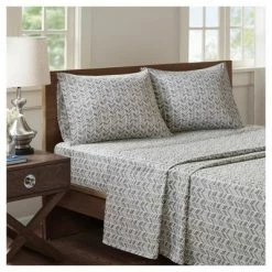 Brand new โค๏ธ Madison Park Chevron Printed Sheet Sets Gray ๐