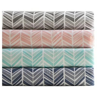Brand new ❤️ Madison Park Chevron Printed Sheet Sets Gray 👍 3 Brand new ❤️ Madison Park Chevron Printed Sheet Sets Gray 👍 - Image 3