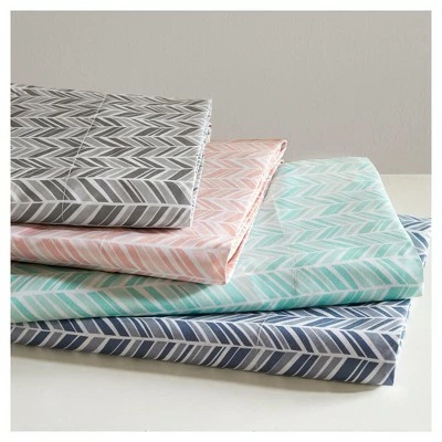 Brand new ❤️ Madison Park Chevron Printed Sheet Sets Gray 👍 4 Brand new ❤️ Madison Park Chevron Printed Sheet Sets Gray 👍 - Image 4