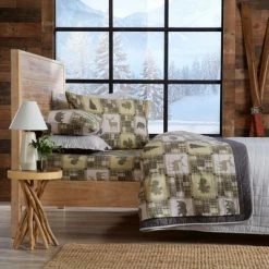 Cheap 😍 Great Bay Home Extra Soft Holiday Printed Boulder Flannel Sheet Set 🔔 -Sheets & Pillowcases Sales Shop unnamed file 4179