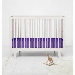 Wholesale ❤️ Bacati - Solid Purple 100 percent Cotton Universal Baby US Standard Crib or Toddler Bed Fitted Sheet 🔔 -Sheets & Pillowcases Sales Shop unnamed file 419
