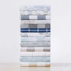 Discount 👏 Great Bay Home 100% Cotton Flannel Classic Winter Print Sheet Set ⌛ -Sheets & Pillowcases Sales Shop unnamed file 4199