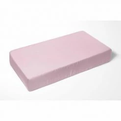 Cheapest 🌟 Bacati - Solid Pink 100 percent Cotton Universal Baby US Standard Crib or Toddler Bed Fitted Sheet 🎁